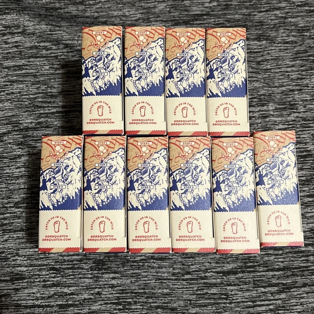 LOT OF 10 Dr. Squatch Freedom Fresh-Limited Edition Bar of Soap -GREAT DEAL